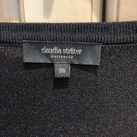 Claudia Strater Black Crop Cardigan - Picture 2 of 5